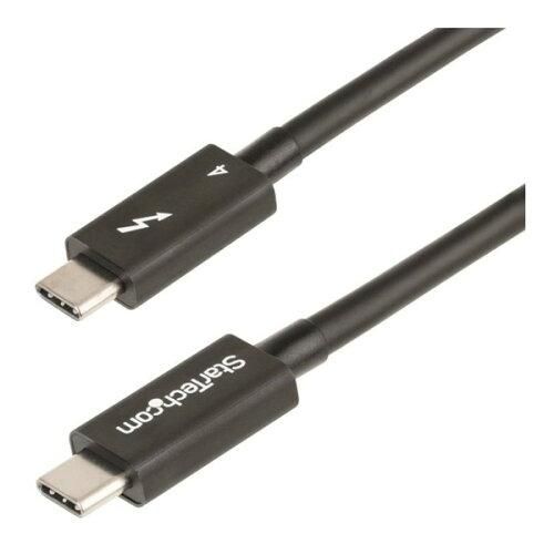 【新品・2営業日で発送】スターテック THUNDERBOLT 4ケーブル／50CM／4K8K／40GBPS／100W PD／USB-C／4、TB3、DP