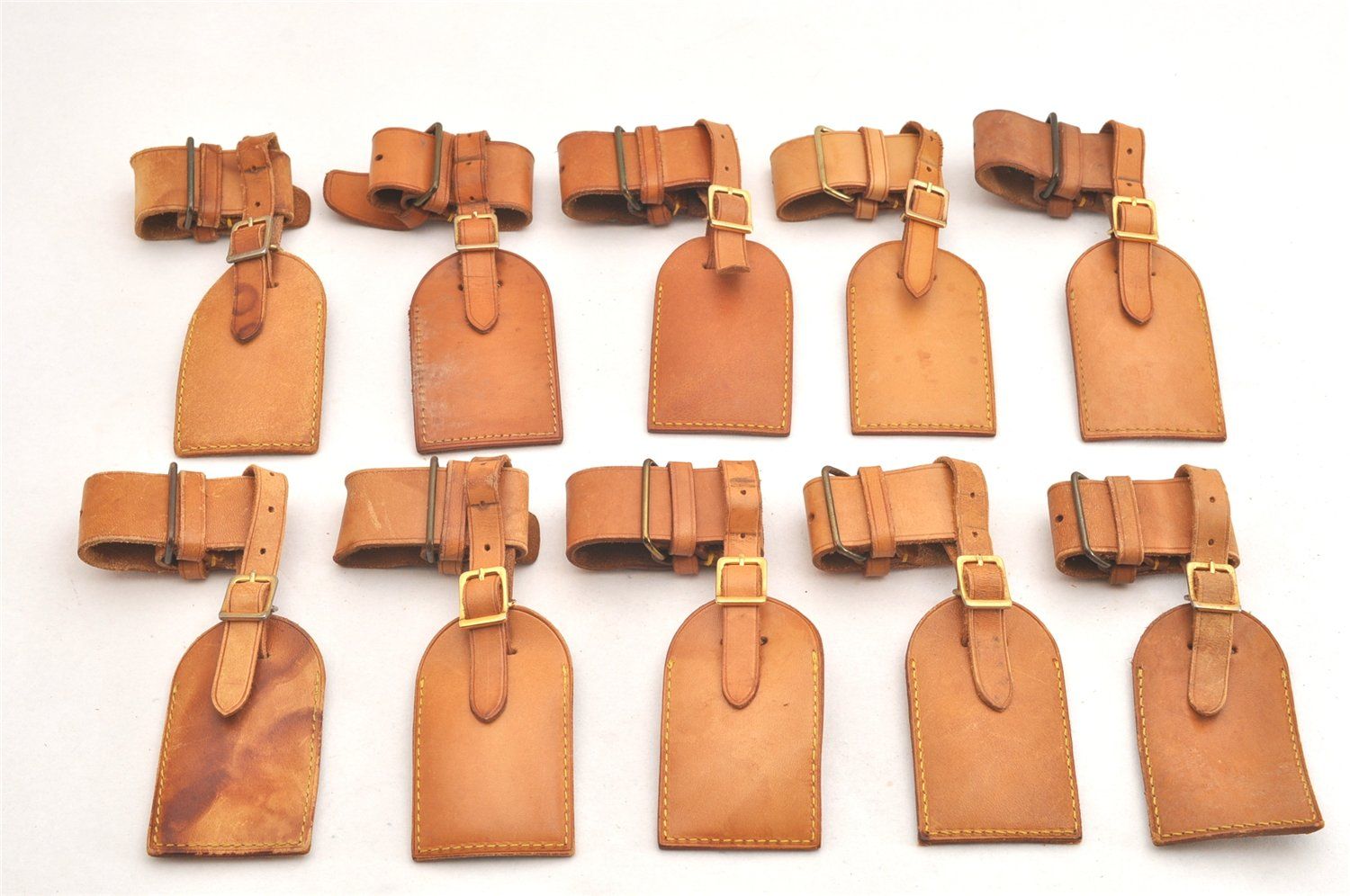 LOUIS VUITTON ルイヴィトン ネームタグ ハンドル ホルダー ベージュ 10セット LV 1926N