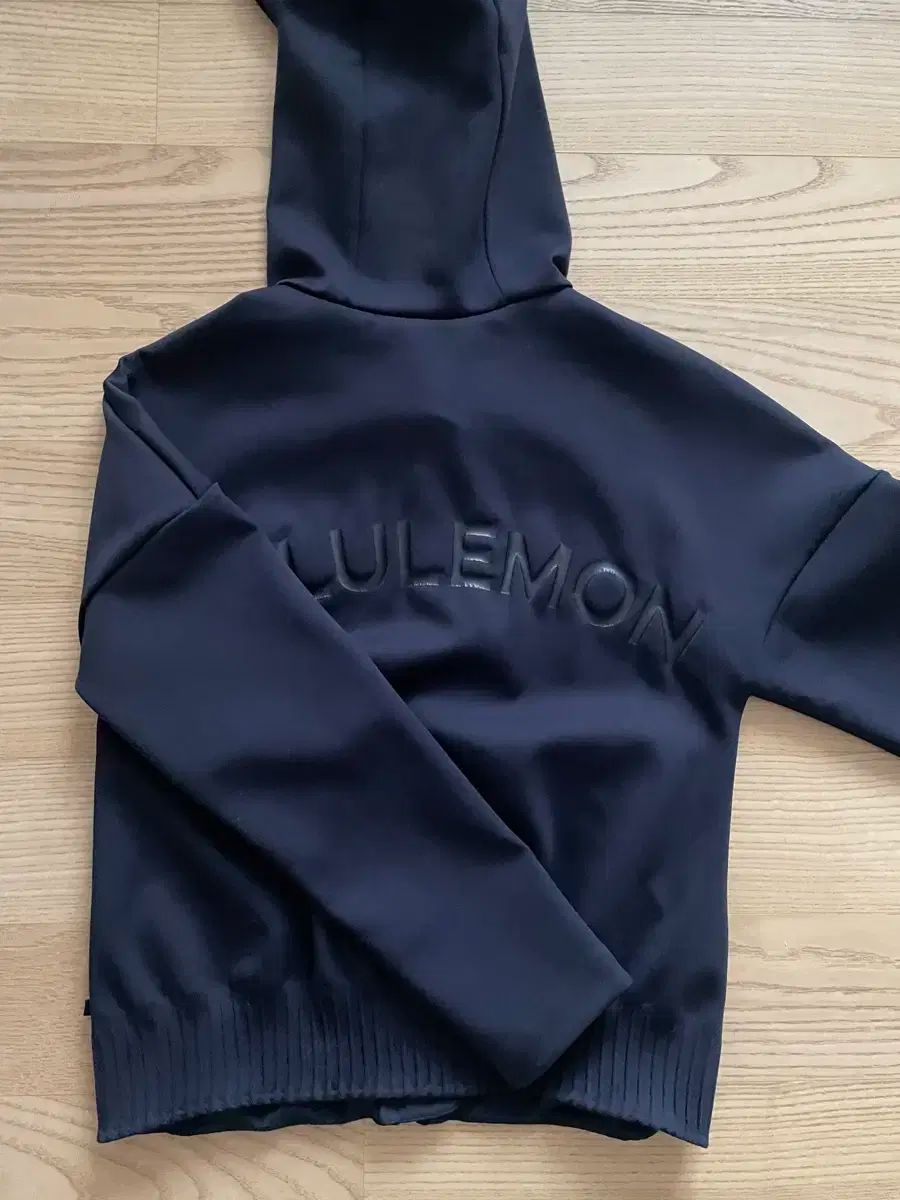 lululemon ルルレモン ネイビー フードジップアップ 44 55