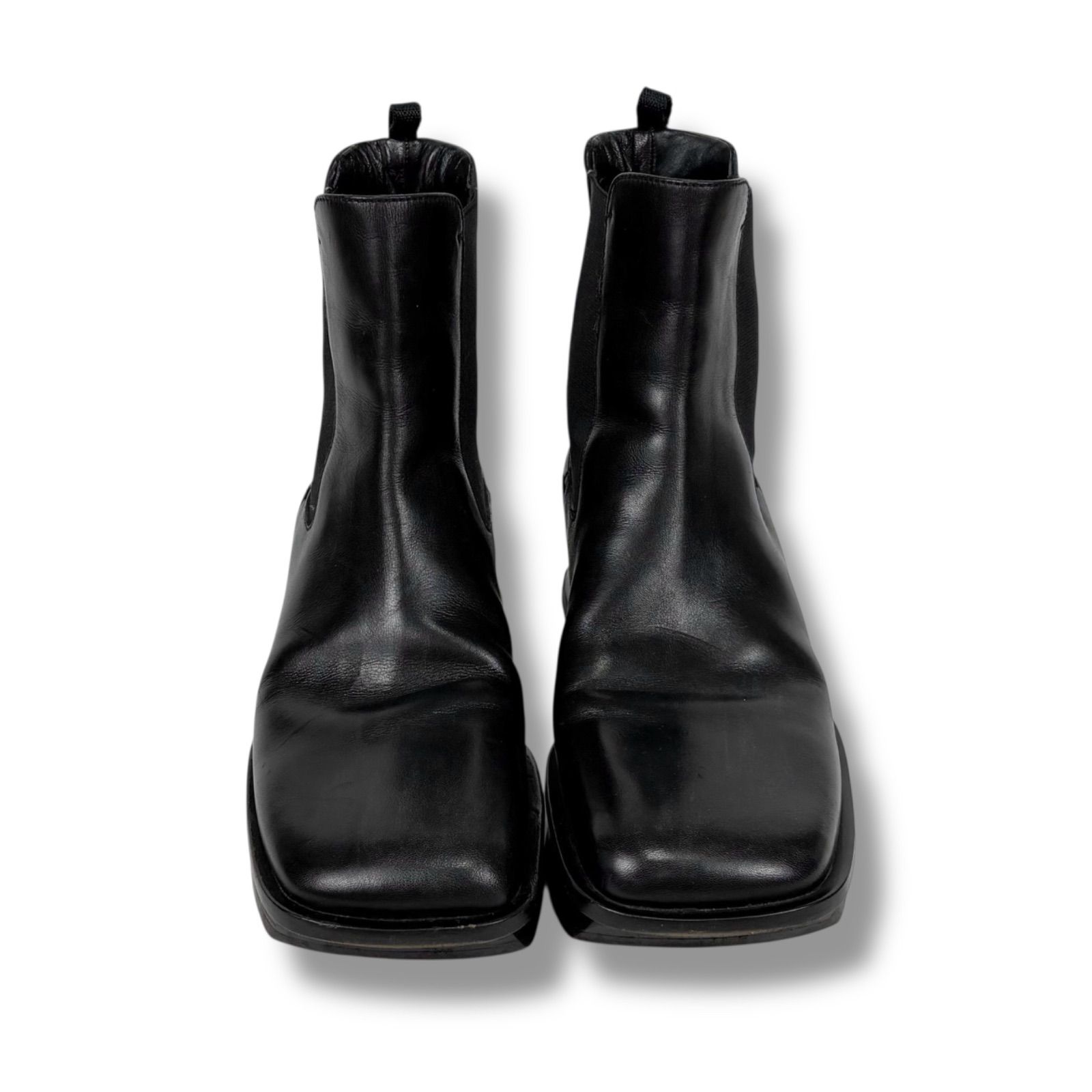 37.5 PRADA 2024ブラック サイドゴアブーツ 楽天市場】PRADA(プラダ) サイズ:6 1/2 モノリス スクエアトゥ