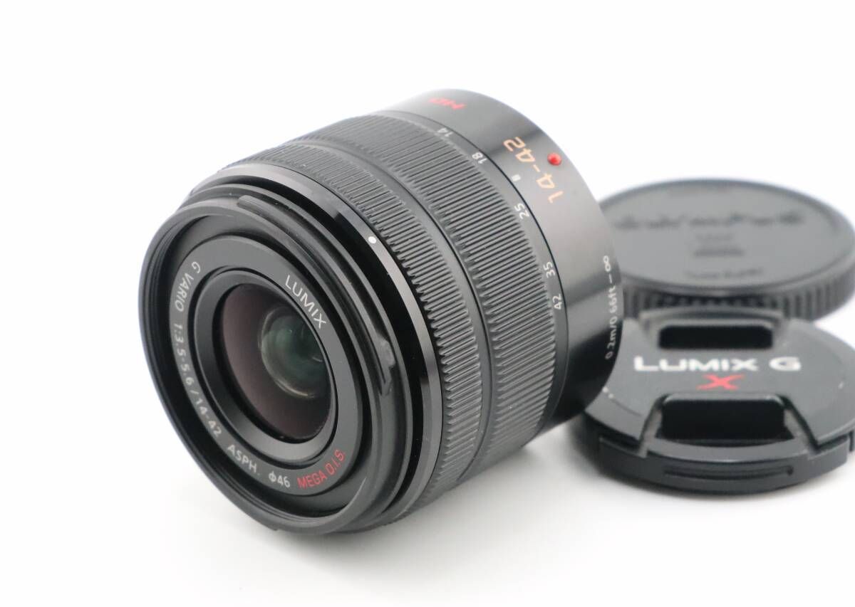 上品 パナソニック PANASONIC LUMIX G VARIO 14-42mm F3.5-5.6 II ASPH. MEGA O.I.S. H-FS1442A I1039＃3623