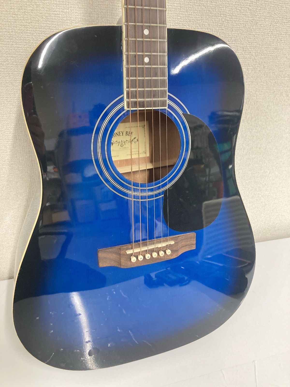 HONEY BEE W-15 BLS アコースティックギター korg チューナー付き 楽器 3