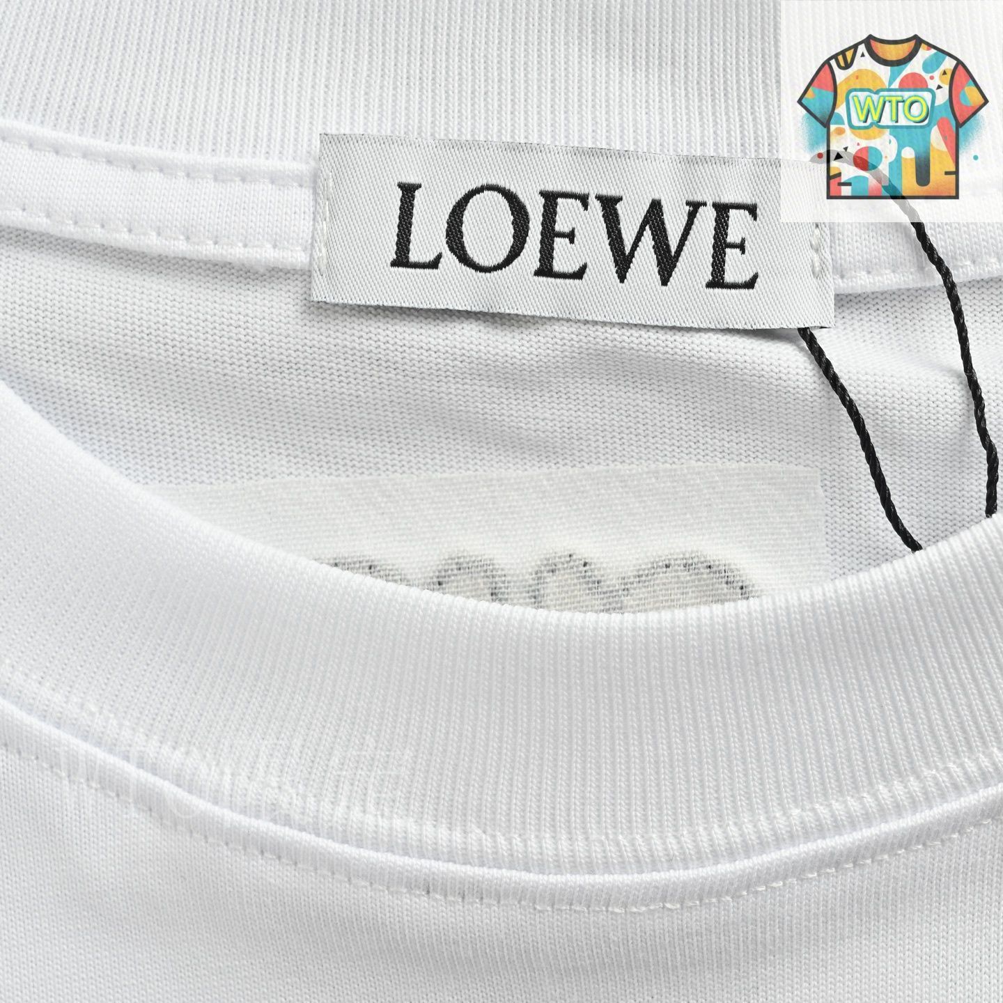 ロエベの刺繍入り半袖Tシャツ 今日特価】Loewe / ロエベ 25ss カラーブロックロゴ刺繍 T