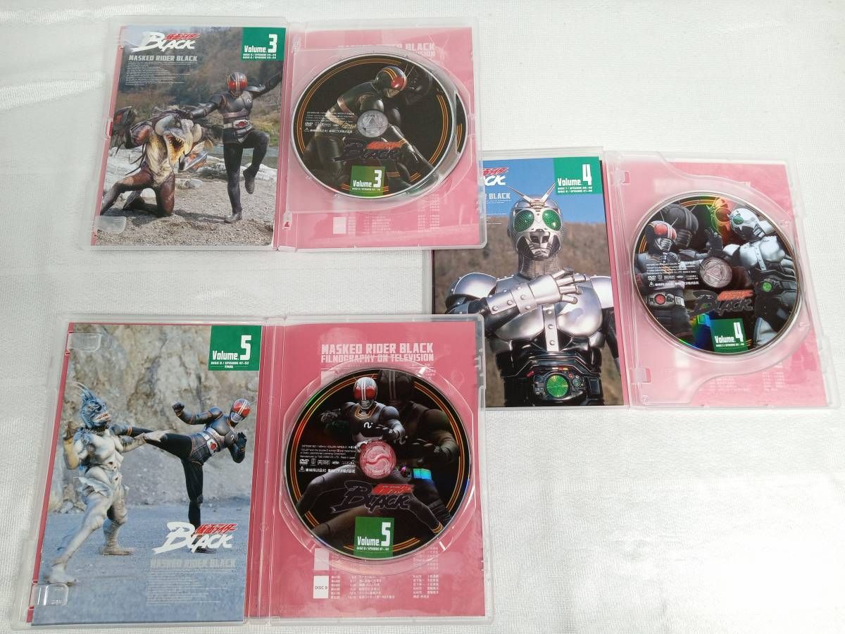 DVD ; [全5巻セット]仮面ライダーBLACK VOL.1~5