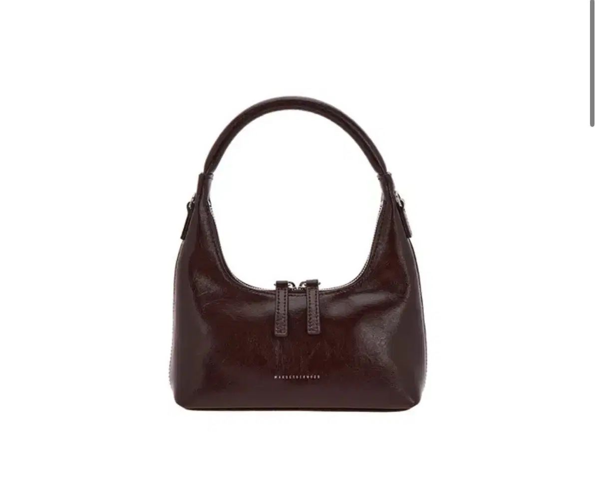 MARGESHERWOOD ホーボーミニ+ストラップ ダークブラウンクリンクル