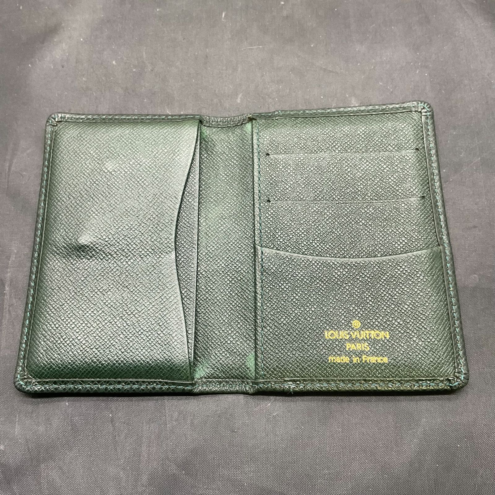 ルイヴィトン タイガ 長財布 札入 グリーン 緑 Louis Vuitton ルイ