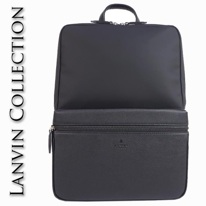 ランバンコレクション LANVIN COLLECTION 牛革使い リュック エクラ 