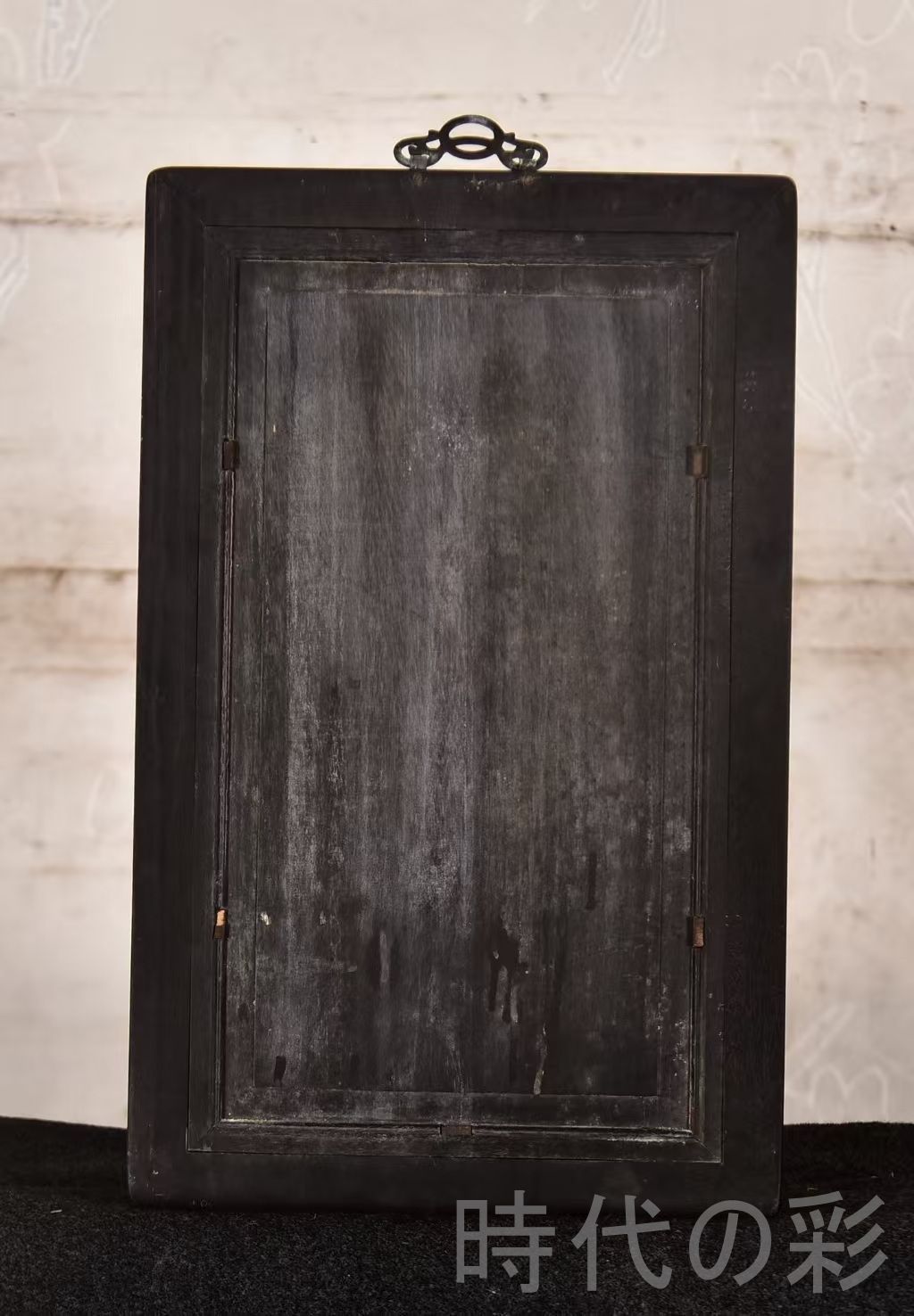 手描き磁器絵画 掛軸風