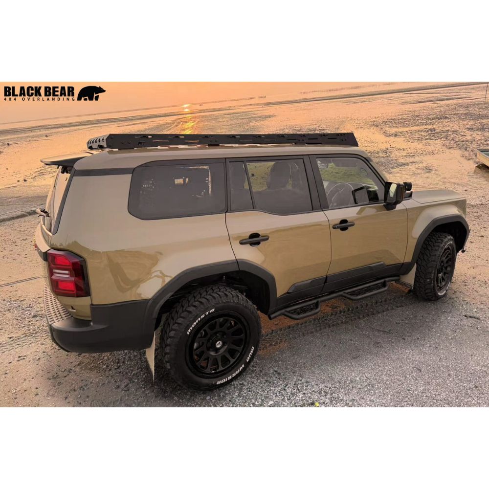 積載能力アップ ロータイプ ルーフラック ロングタイプ ランドクルーザー 250系 R6 4- RF002 車種 設計 アウトドア 車中泊 キャンプ