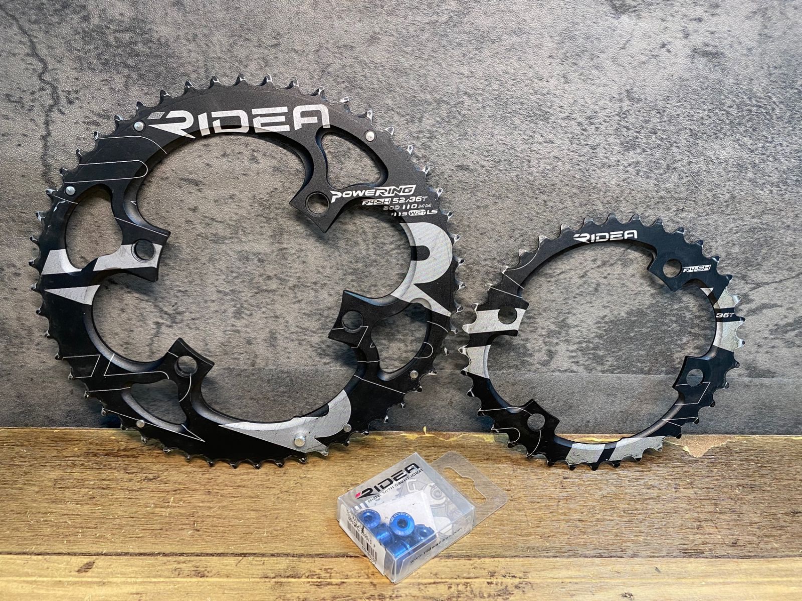 IS629 ライデア RIDEA 楕円 チェーンリング 52|36 4H シマノ対応