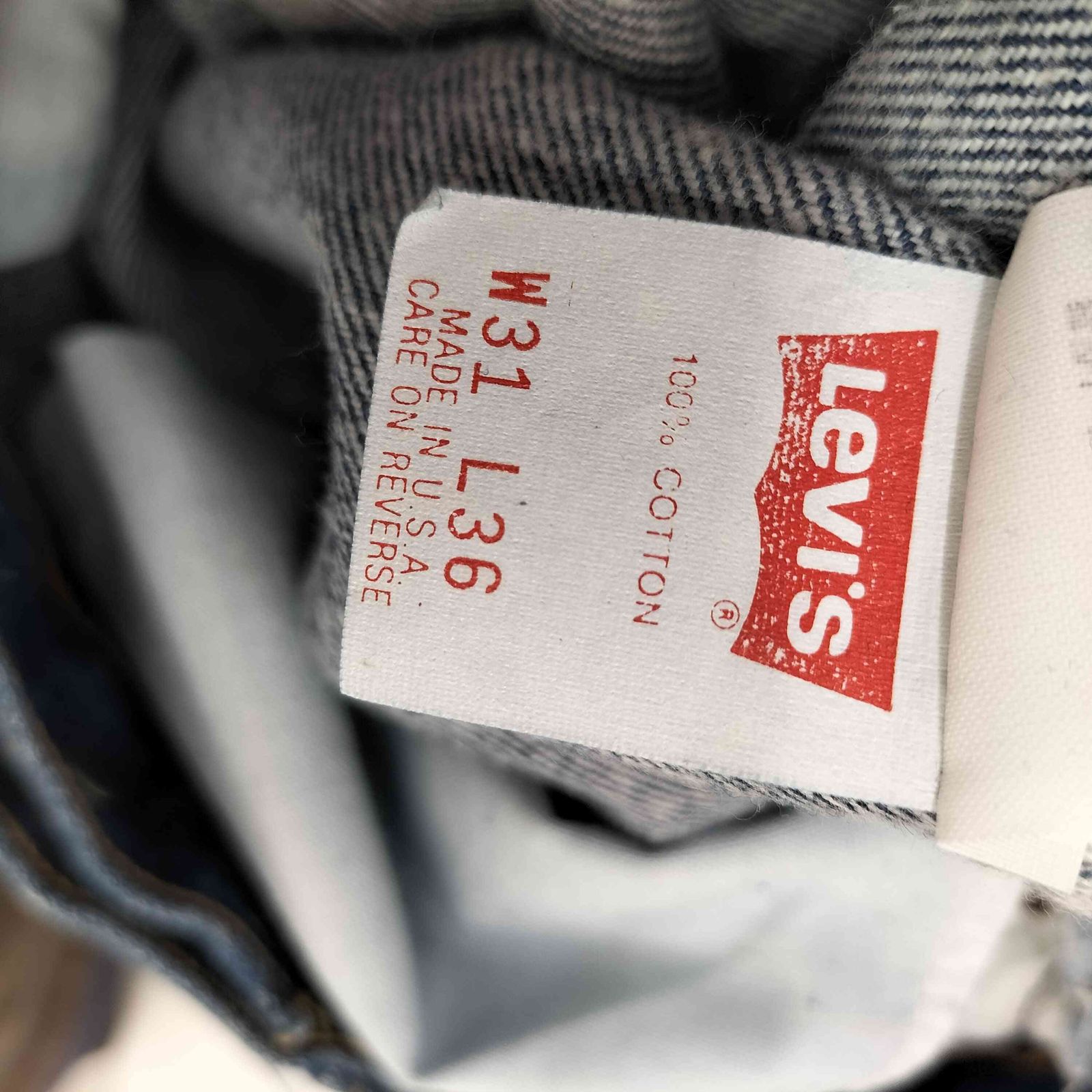 リーバイス Levis 90S USA製 93年製 552刻印 赤文字 501XX