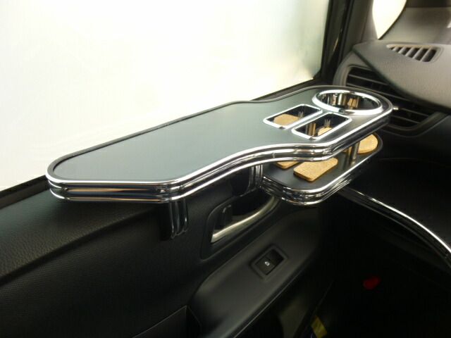 【数量限定】80系ノア、ヴォクシー サイドテーブル｜運転席側 ホワイト ホワイトxシルバー 日本製