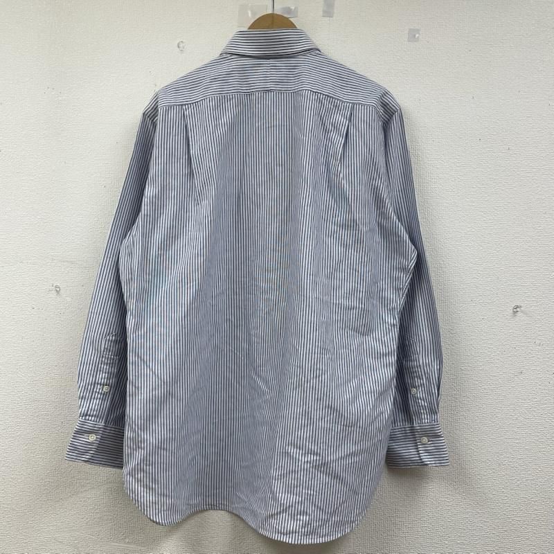 Polo by RALPH LAUREN ポロバイラルフローレン シャツ ブラウス 長袖 長袖 シャツ ブラウス ストライプ 裾ポニーロゴ 刺繍 ワンポイント サイズ41-84