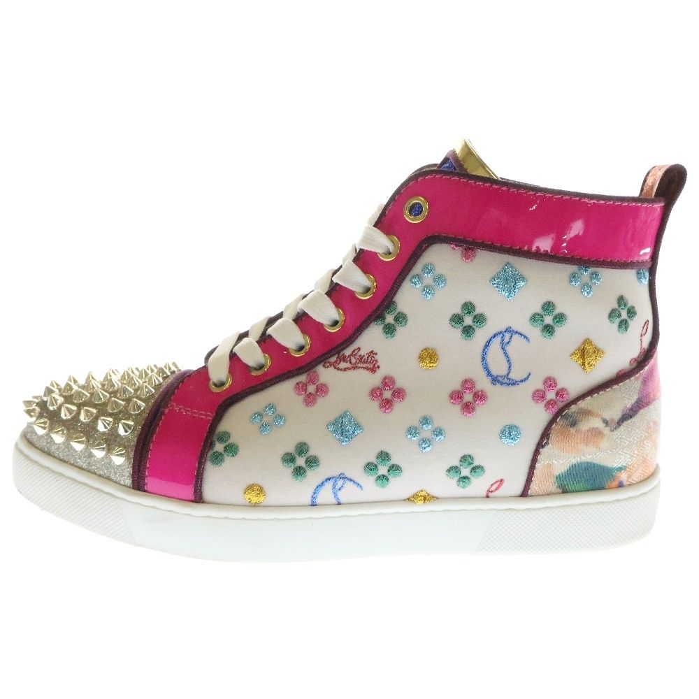 CHRISTIAN LOUBOUTIN スパイク スタッズ フラットスニーカー 【公式通販】