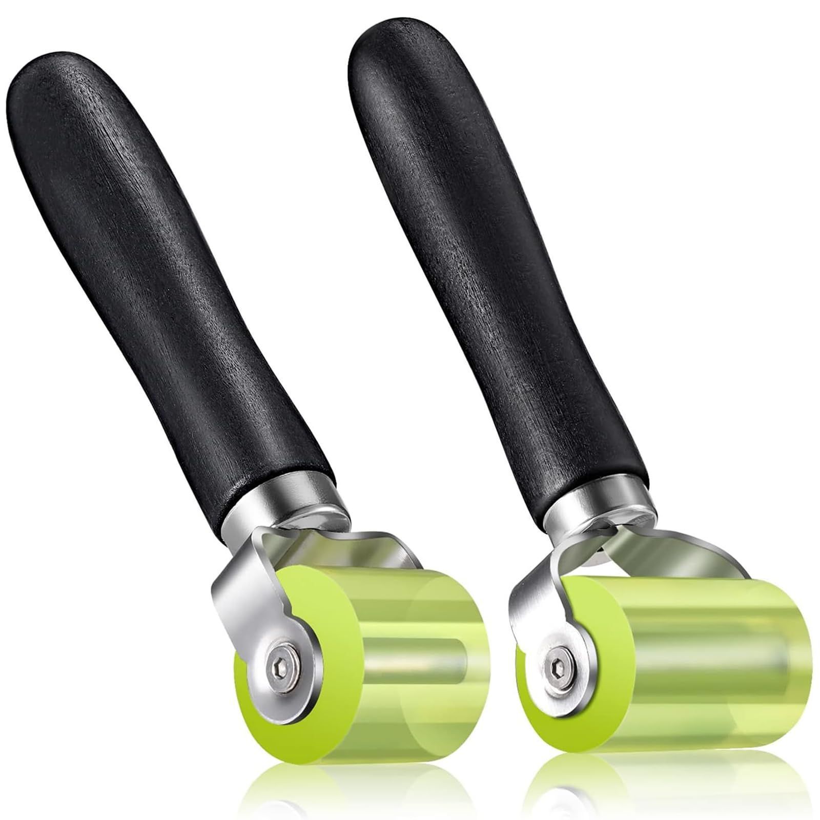 ゴムローラー 圧着ゴムローラー 消音塗布ローラ シームローラー 塗装用具 滑り止め 内装 壁紙貼り テープ貼り 用 2点セット