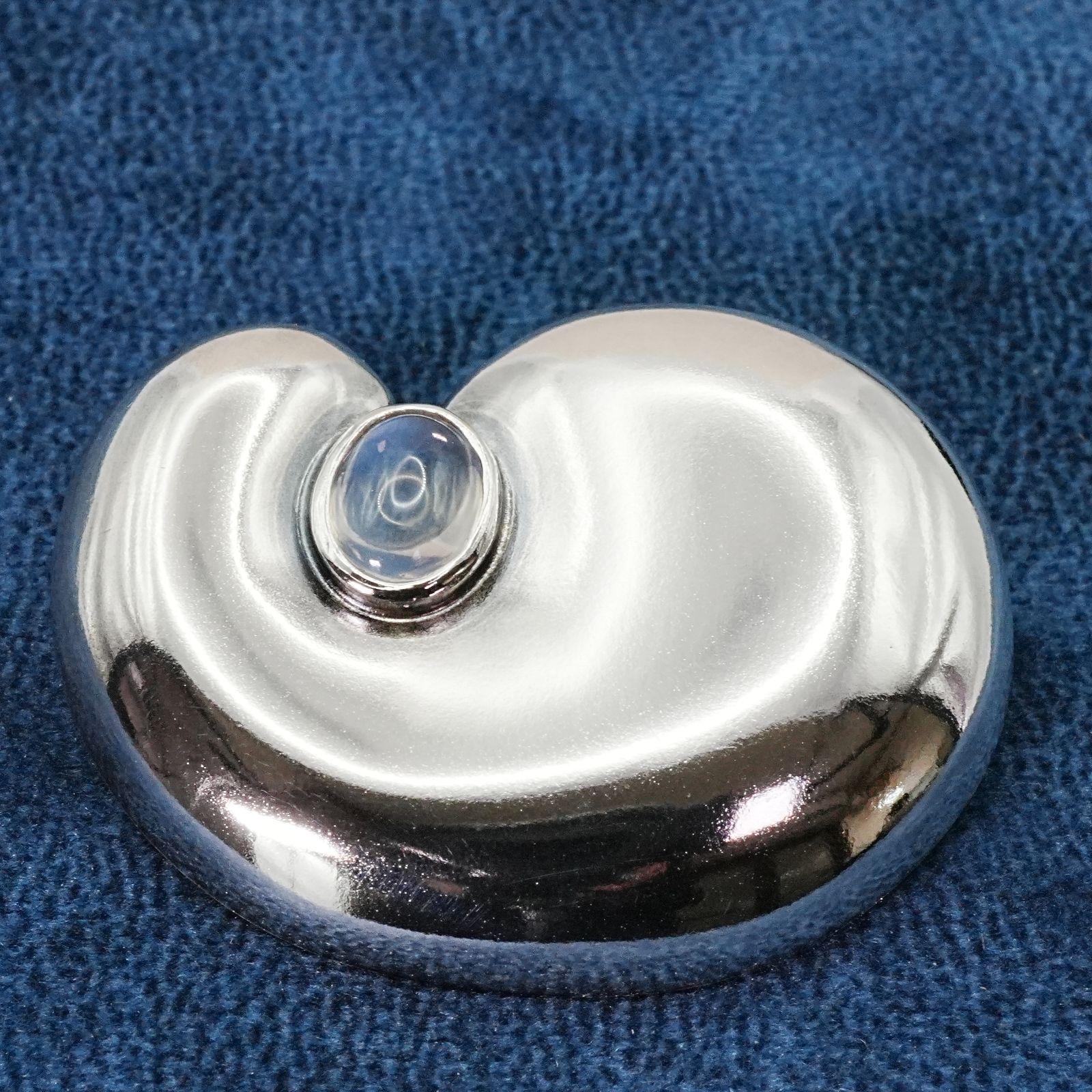 ジョージジェンセン ムーンストーン ブローチ ハンスハンセン 25-778S