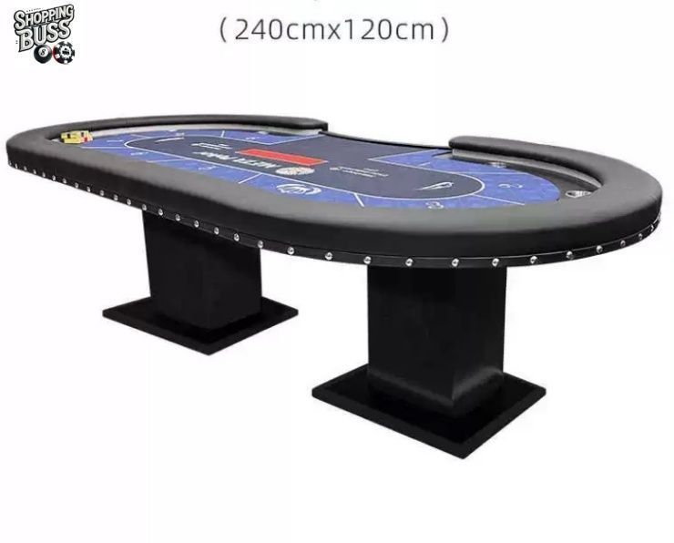 新店オープン5%OFF 開催中14日迄 ポーカーテーブル トップ カップホルダー付き カジノ テキサスホールデム 9人 ホールデムサイコロ カ