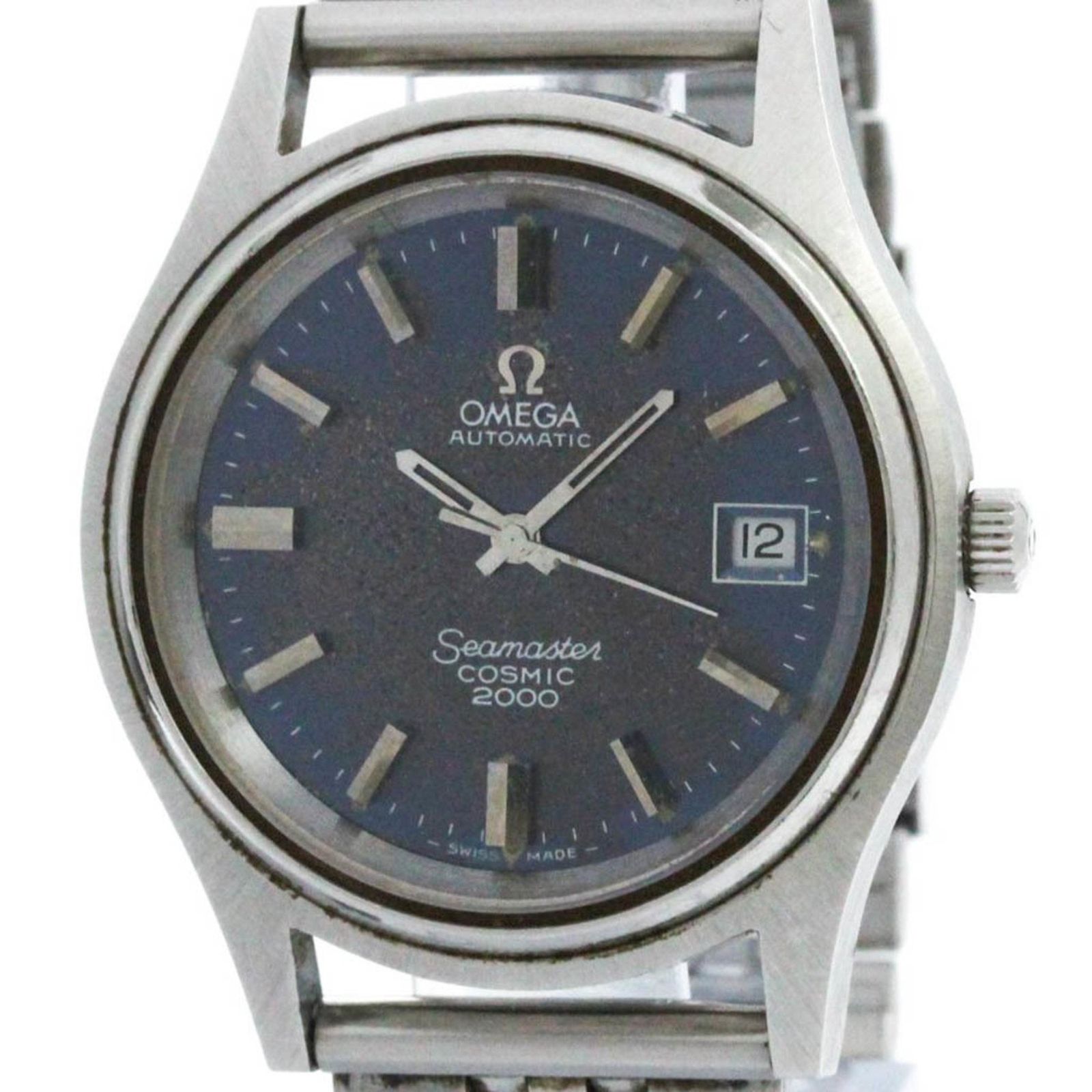 オメガ OMEGA シーマスター コスミック 2000 Cal.1012 ステンレススチール 自動巻き メンズ 時計 166.128