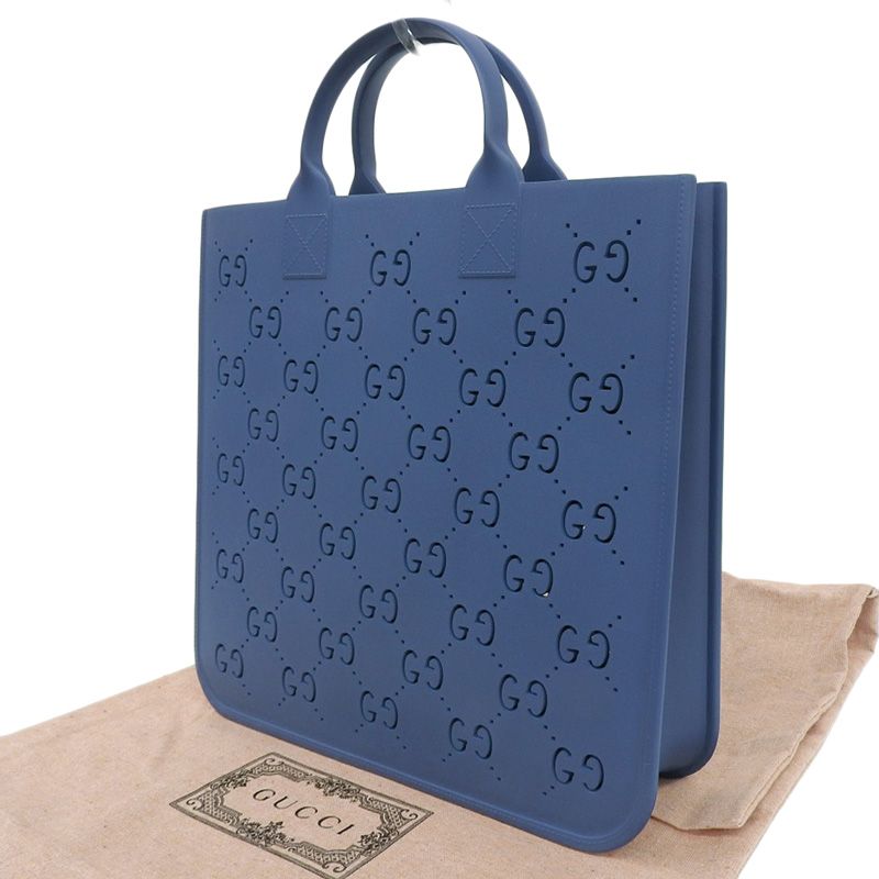 グッチ GUCCI チルドレンズ GG トートバッグ ラバー パンチングロゴ 