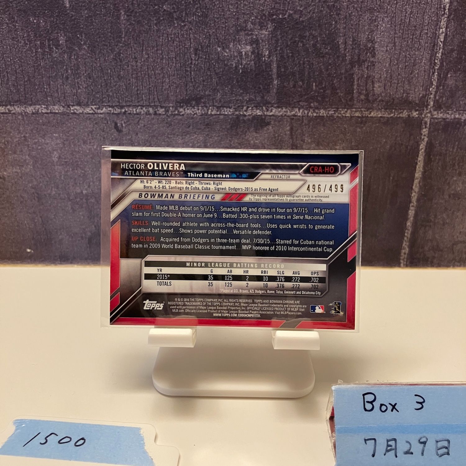 Victor Mesa Jr 直書き直筆サインカード 499枚限定 Bowman 2022 Bowman Draft - Jacob Misiorowski #CDA-JMI for sale | eBay