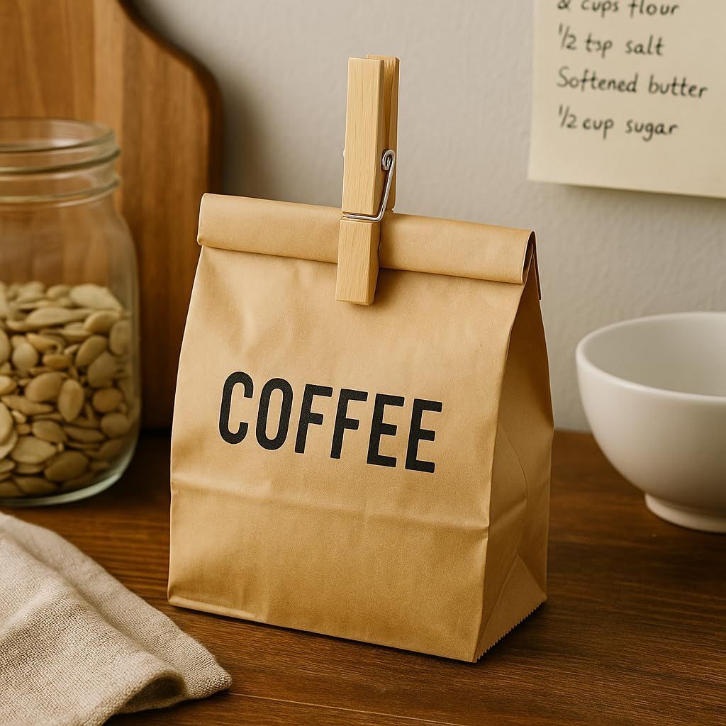 LWR CRAFTS工芸木製大型洗濯バサミ 8 4センチメートル長 自然