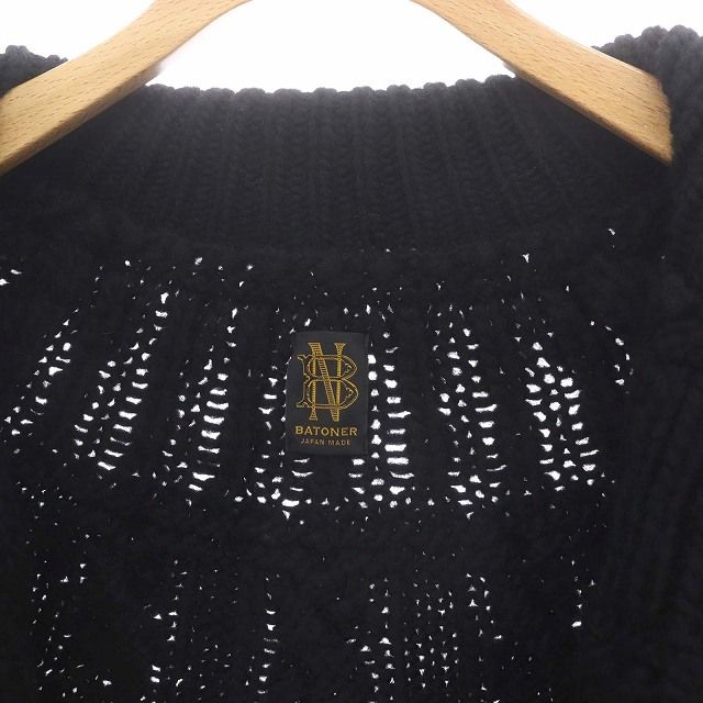 バトナー BATONER 23AW SPREAD ALAN HIGH NECK CARDIGAN スプレッド