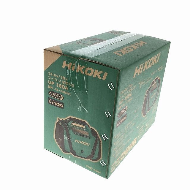 HIKOKI ハイコーキ 14.4V 18V コードレス空気入れ UP18DA NN 本体のみ 充電式 最高圧力1 100kPa 111594