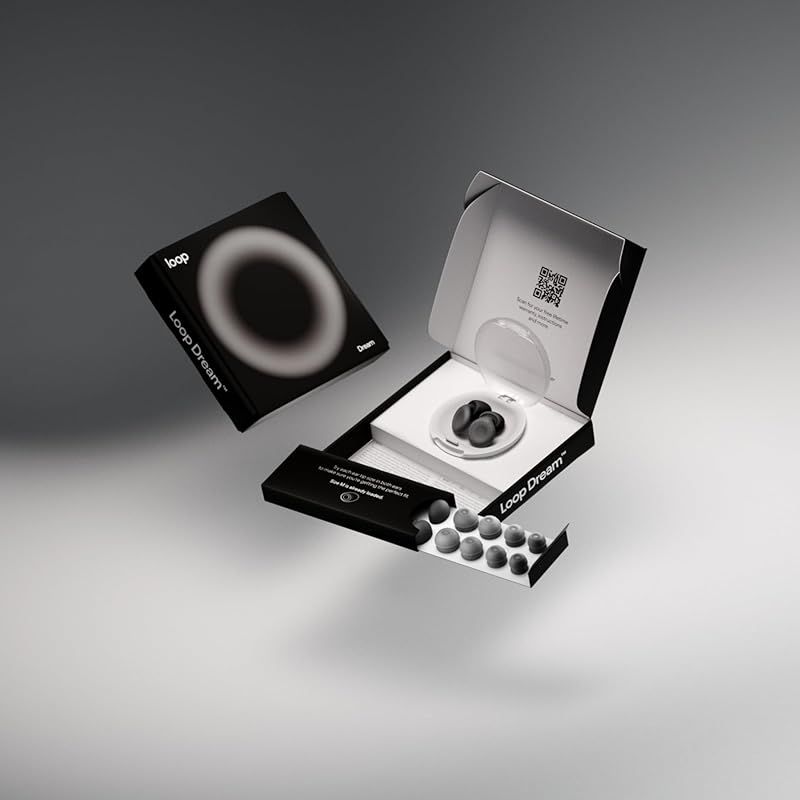  Loop Dream 睡眠用シリコン 低反発耳栓 いびき対策 快適な装着感 な快適な着け心地 SNR値27 dBのノイズリダクション 耳栓 快適グッズ 旅行小物