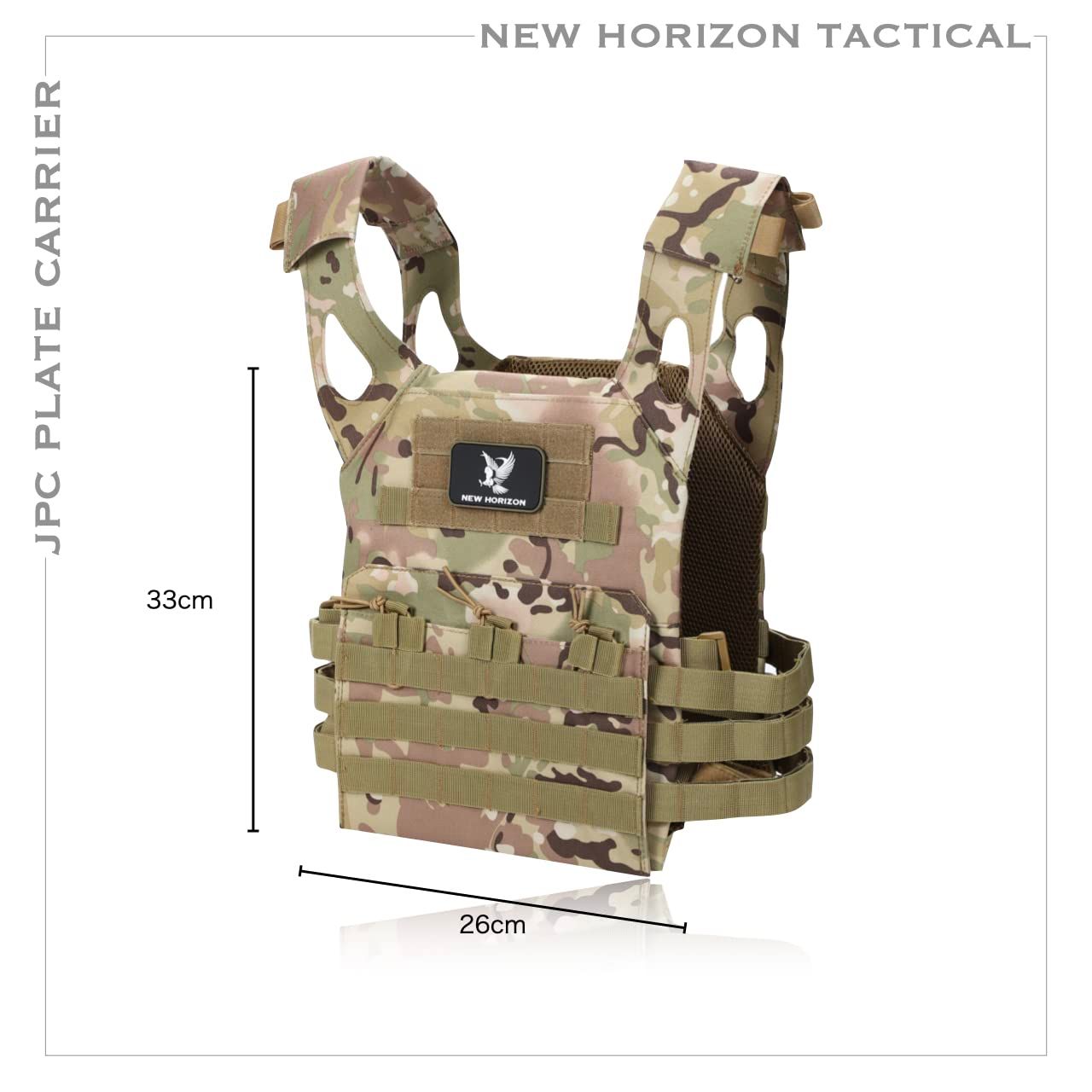 迅速発送】NEW HORIZON JPC Plate Carrier 600D Nylon EVA Dummy Plate 軽量 プレートキャリア -  人気 順