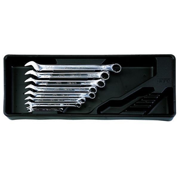 KTC 京都機械工具 コンビネーションレンチセット 8本組 inch TMS208B