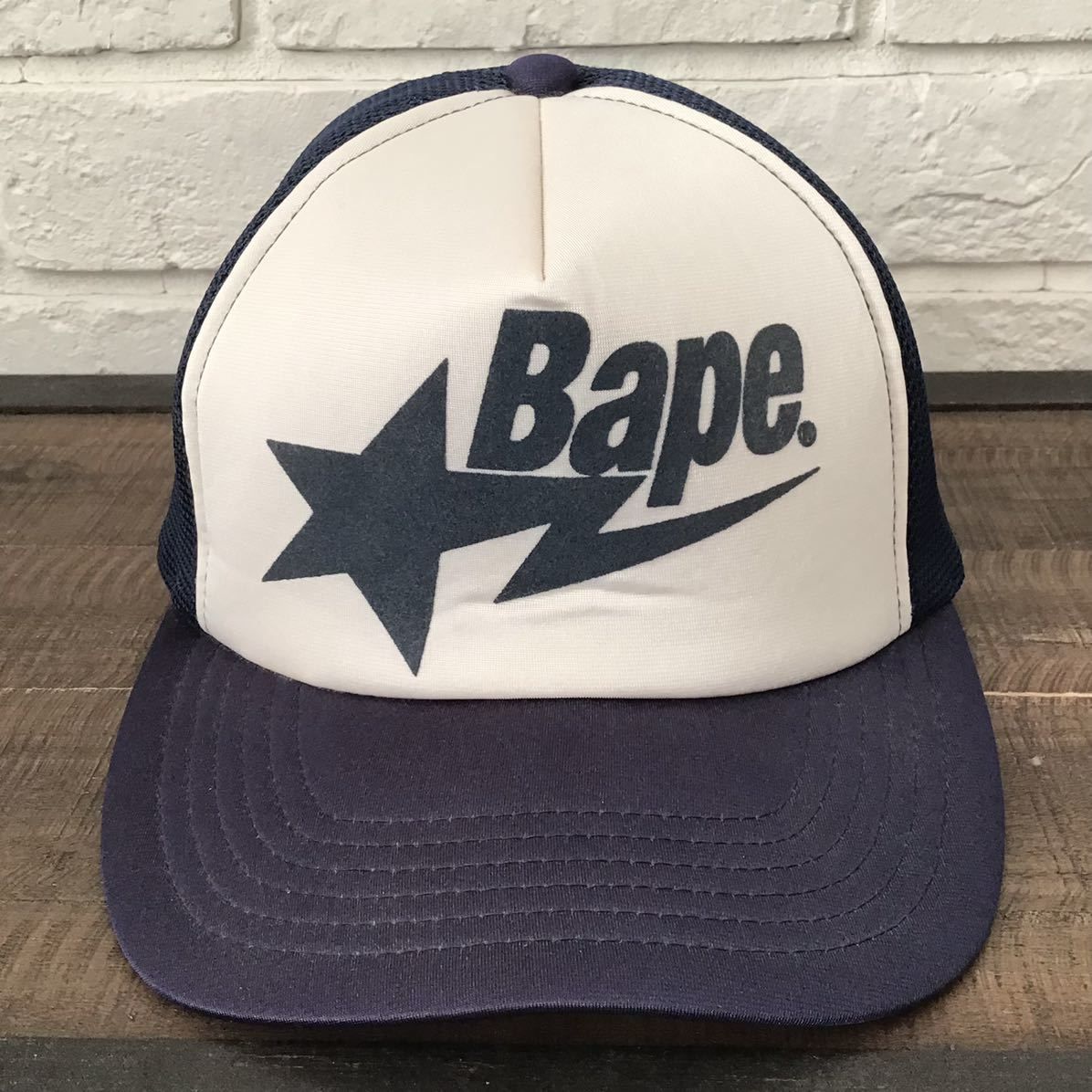 楽天市場】A BATHING APE BAPE STA MESH CAP M ア ベイシング エイプ