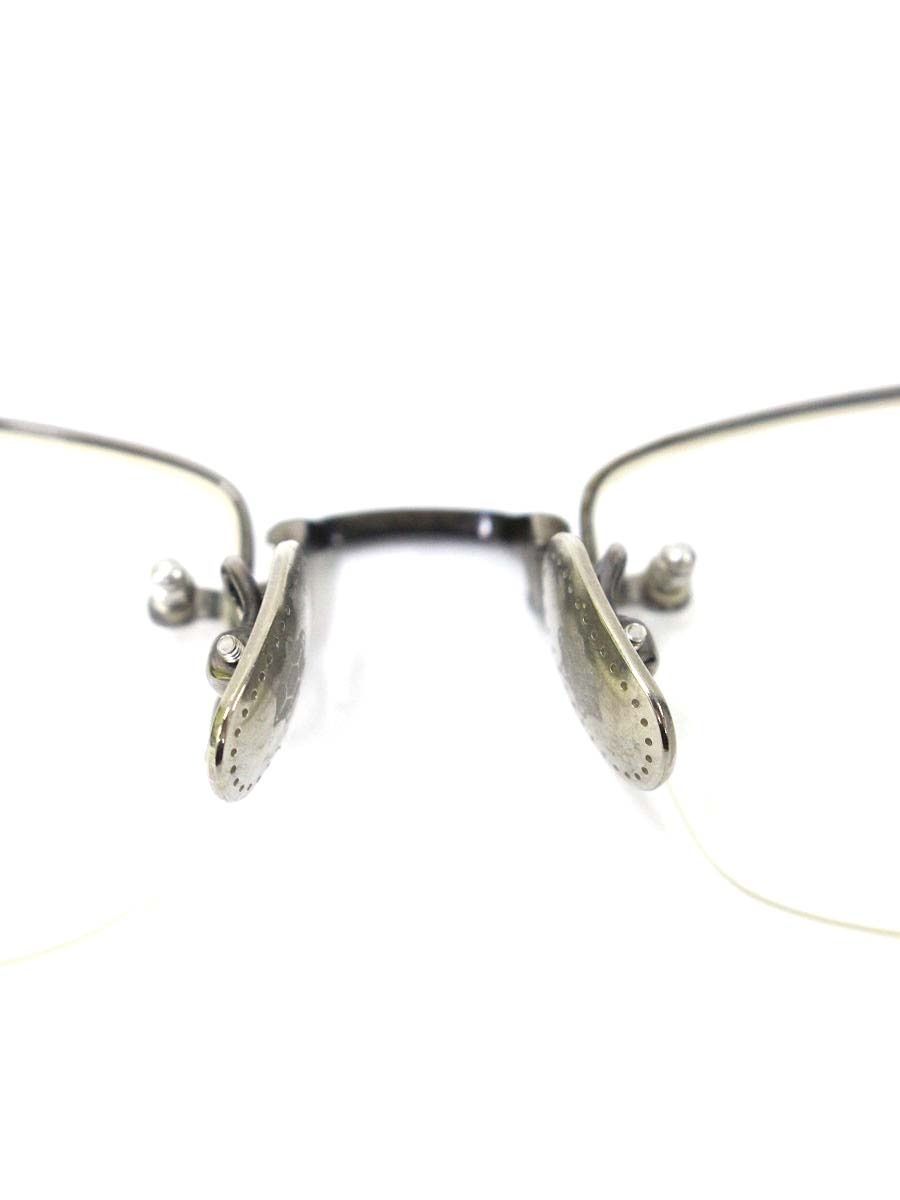 フォーナインズ TW-61T メガネ シルバー/ブラック メタルフレーム  