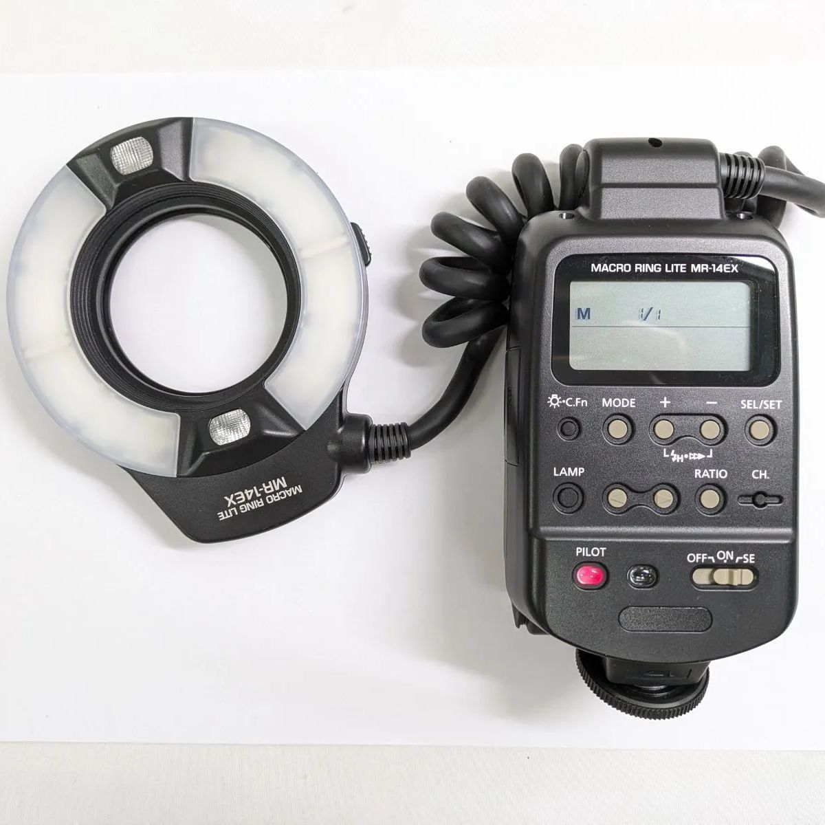 ! Canon MR-14EX MACRO RING LITE キャノン フラッシュ ライト ケース付き