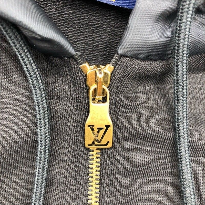 LOUIS VUITTON - 　ルイ・ヴィトン LOUIS VUITTON ハイブリッドジップシグネチャーフーディブルゾン HQY68W コットン レディース パーカー ルイ・ヴィトン LOUIS VUITTON ハイブリッドジップシグネチャー