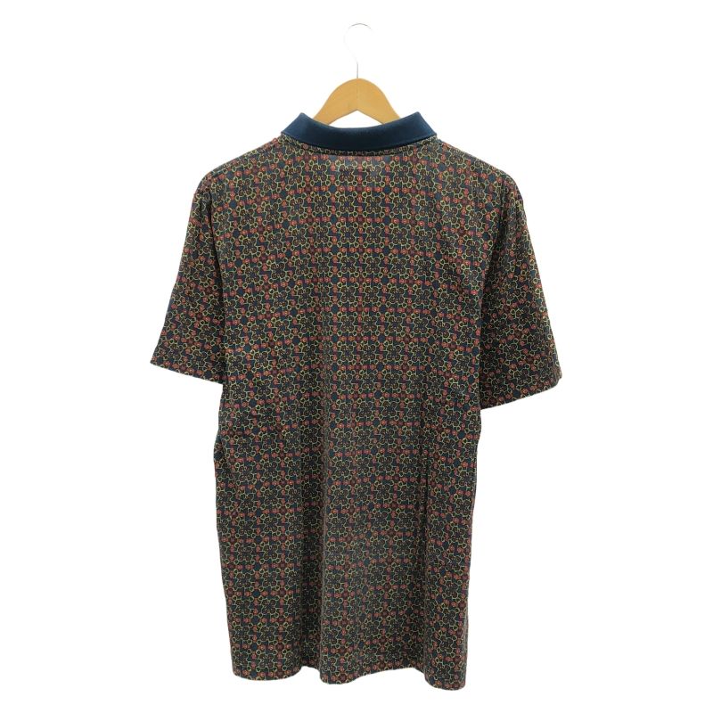 ま*お様 2018年 Supreme Bridle Print Polo XL超 中古】Supreme 18SS Bridle Print Polo サイズL マルチ
