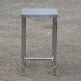 業務用 ステンレス 作業台 W45 D45 H80cm さびあり 厨房 3方枠 ビール