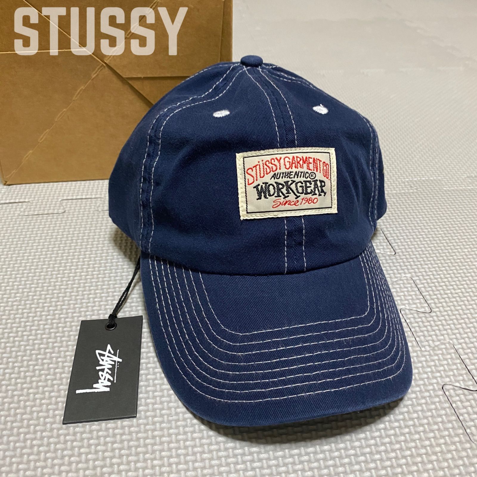 [海外限定] Stussy Workgear ストラップバックキャップ