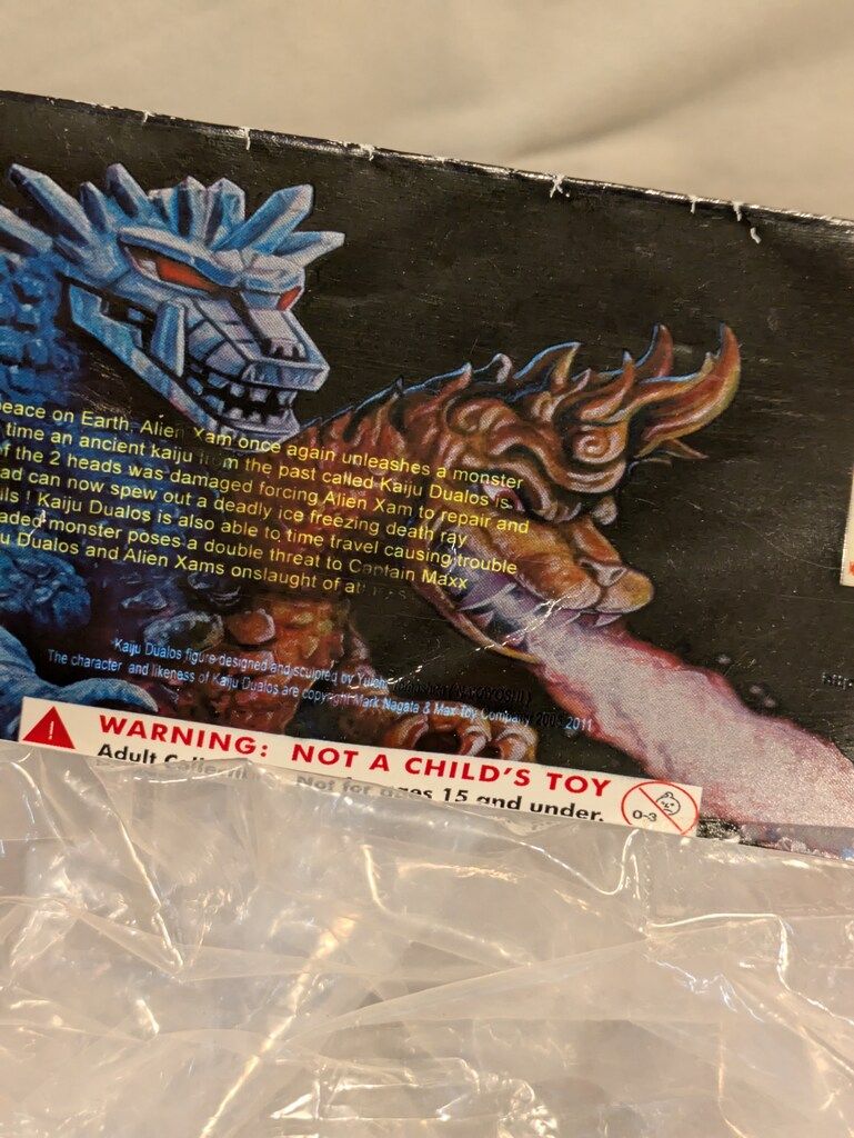 MAXTOY ファッション 双頭怪獣デュアロス(クリア黄&クリア青成型)