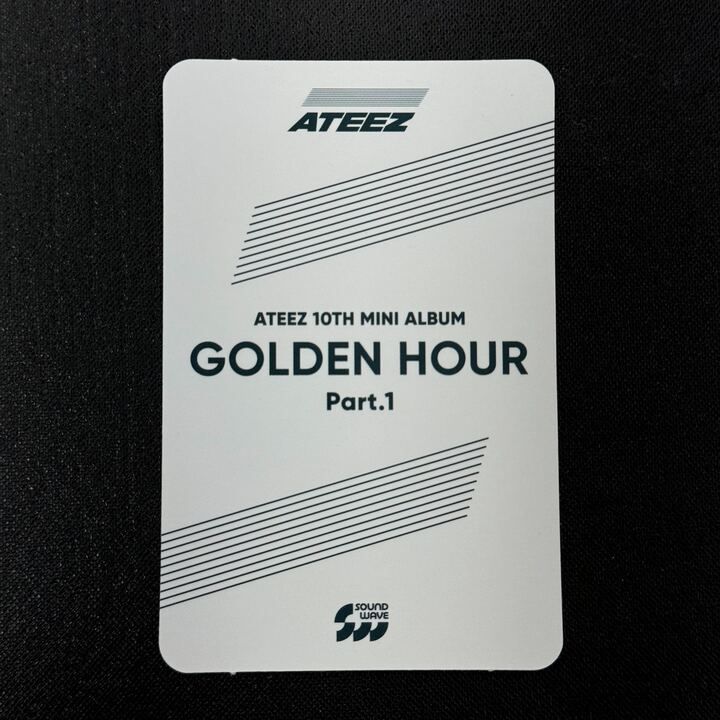 ATEEZ ウヨン トレカ GOLDEN HOUR : Part.1 SOUNDWAVE - メルカリ