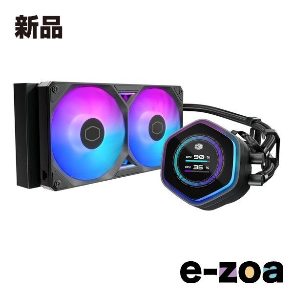 Cooler Master クーラーマスター MasterLiquid 240 Atmos II LCD ARGB ブラック MLX-D24M-A25SZ-L1 2658419
