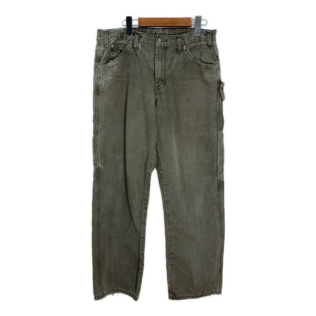 Dickies ディッキーズ ペインター パンツ グレー (メンズ W32 L30) 中古 古着 R4196