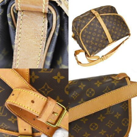 【LOUIS VUITTON】ルイヴィトン　美品 中古】 ルイヴィトン LOUIS VUITTON ソミュール 35 ショルダーバッグ