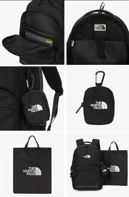 新品 ザ ノースフェイス THE NORTH FACE DUAL POCKET BACKPACK リュック NM2DN03J 4色 BLACK