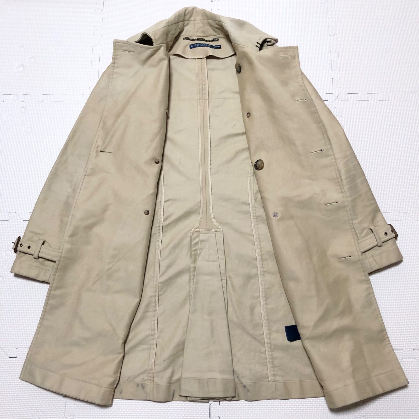 Ralph Lauren ラルフローレン ダブルトレンチコート size2(S相当) 155  