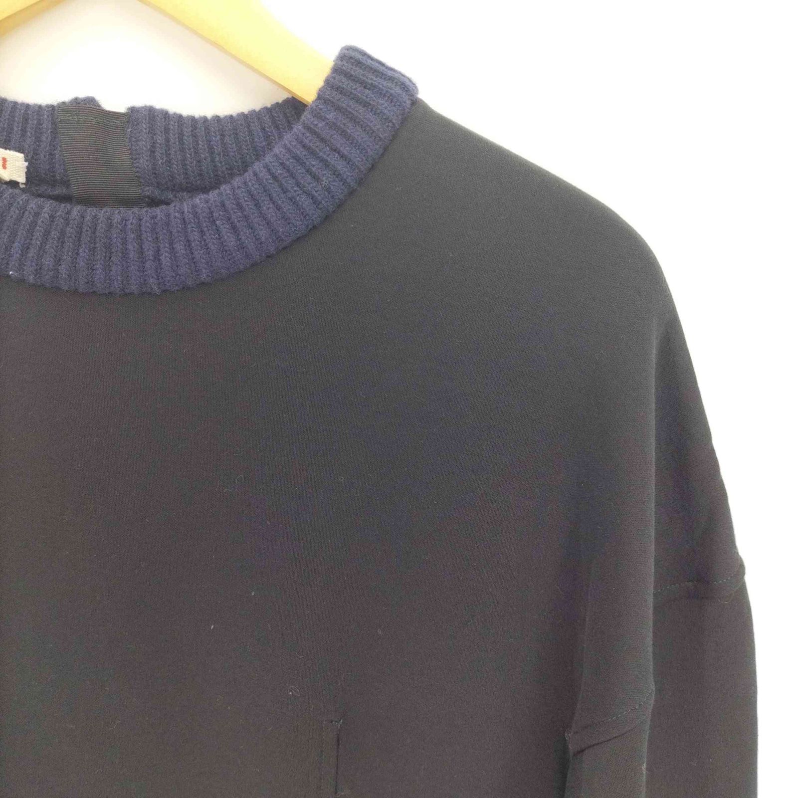 専用！美品✨MARNI マルニ リブ ニット 切替 スウェットシャツ マルニ MARNI イタリア製 リブ ニット 切替 スウェットシャツ