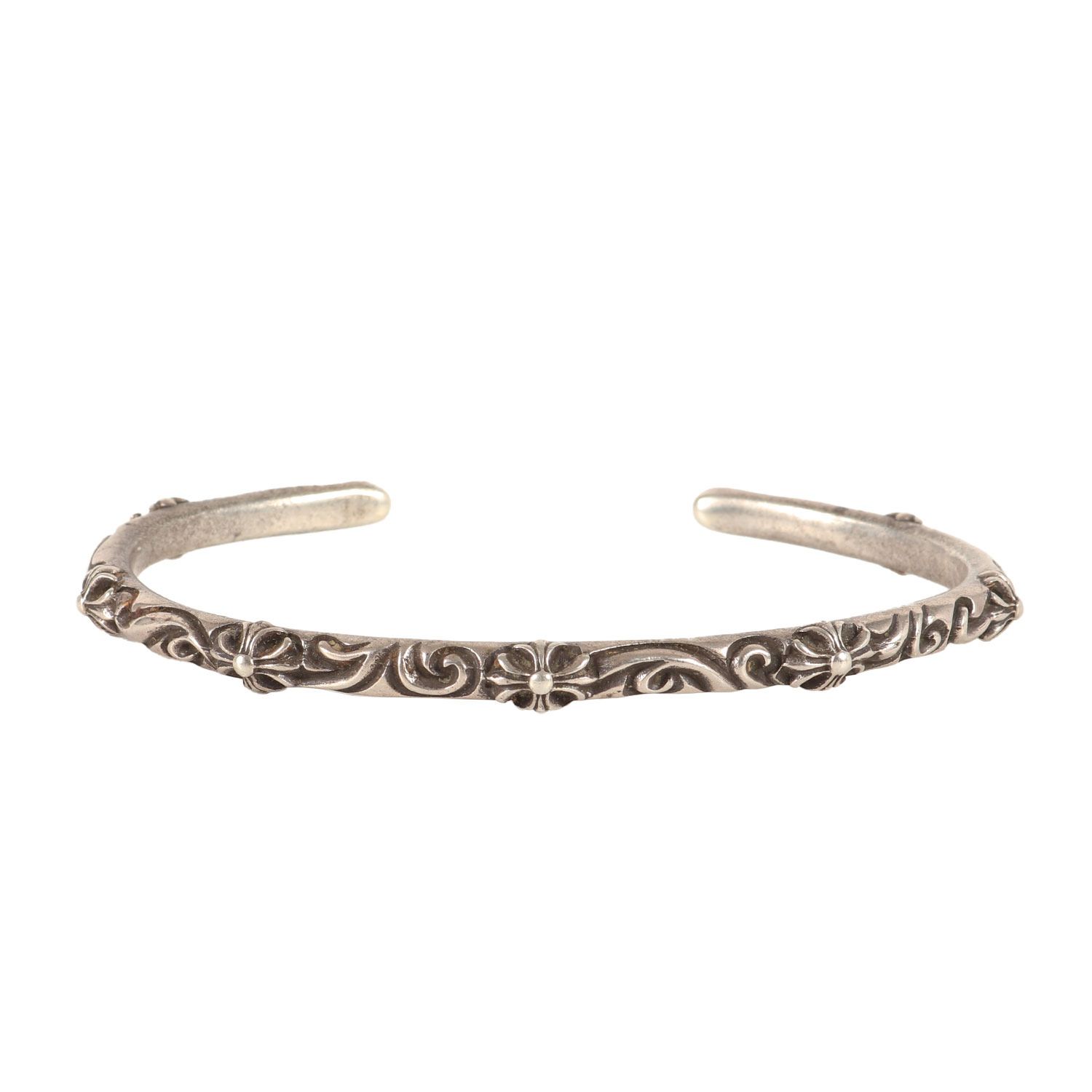 CHROME HEARTS クロムハーツ SBT バングル BANGLE SBT シルバー サイズ:M位 アクセサリー ジュエリー ブランド【メンズ】