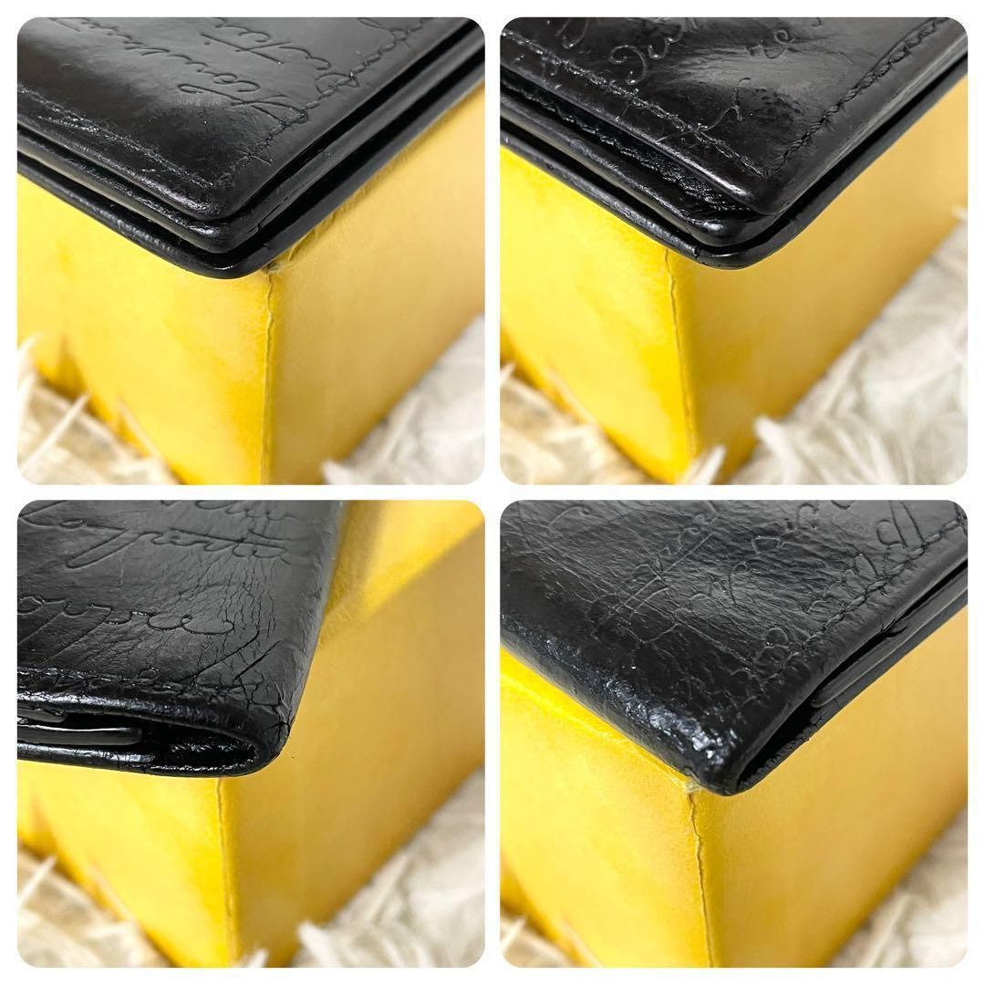 ベルルッティー Berlluti 人気 長財布 カリグラフィ ブラック 黒