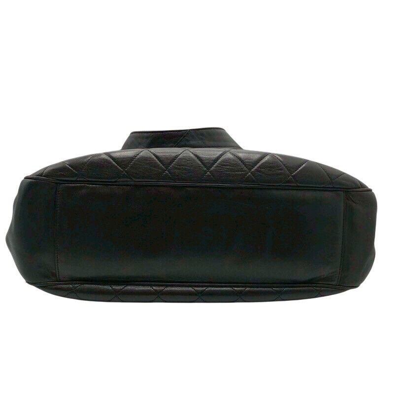 シャネル CHANEL マトラッセ レザートートバッグ ブラック×GD