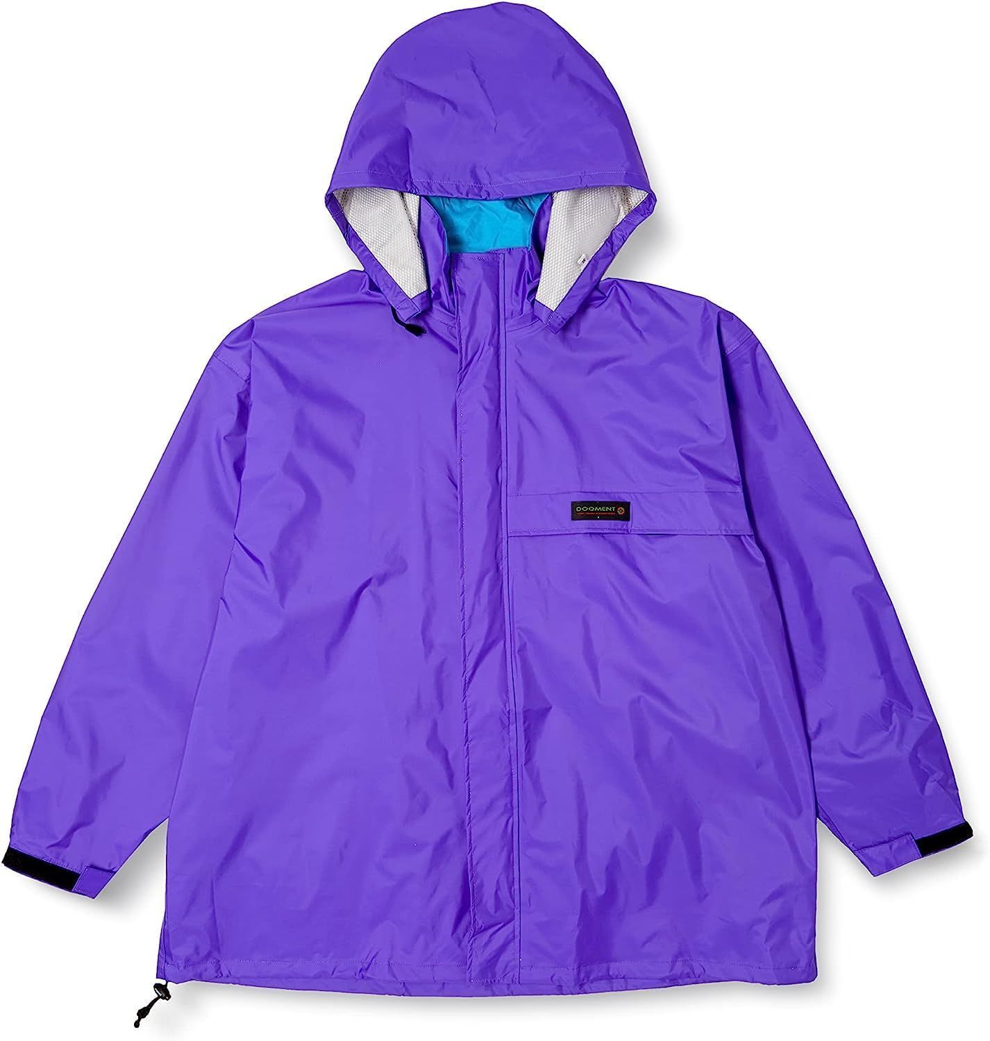 Size LL_Color パープル ドキュメント レインスーツ 上下セット 防水 総裏メッシュ オールマインドスーツ パープル LL