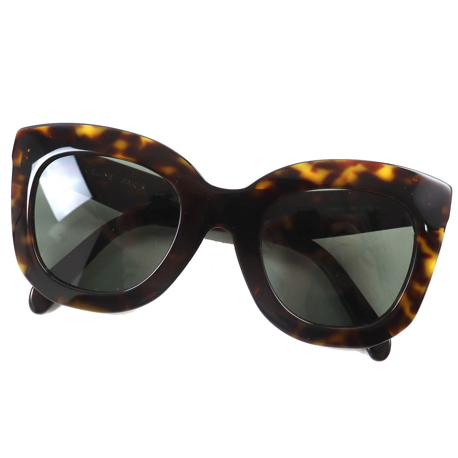 【極美品】CELINE サングラス CL41803/S べっ甲 ダークブラウン CELINE 】サングラス ダークブラウン 極美品】CELINE サングラス